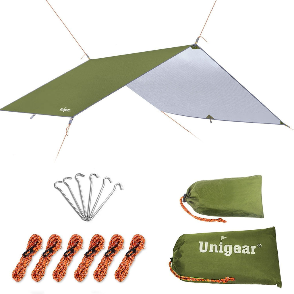 Rainproof Camping Hammock and Tent Tarp Shelter
